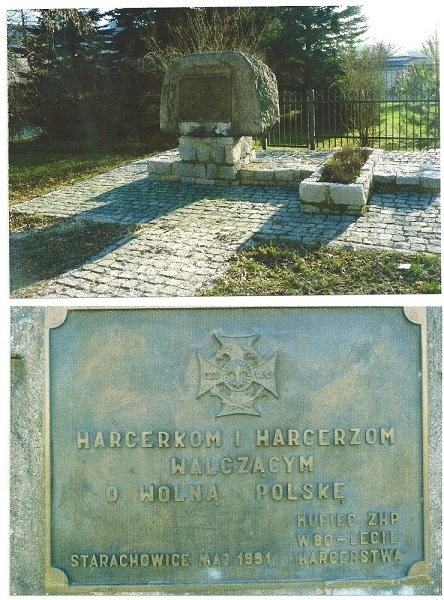 Pomnik poświęcony harcerzom
